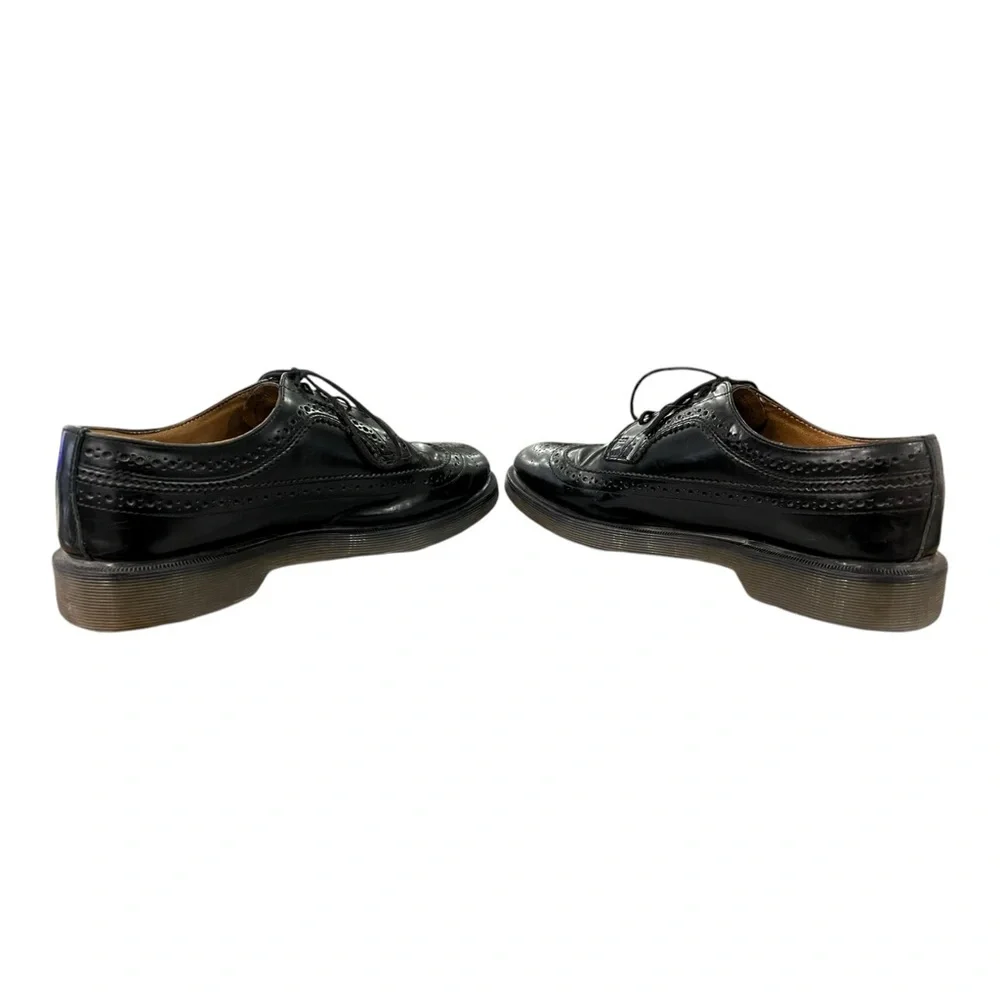 DR MARTENS Men’s Shoes Size 9 Europe 42 Black Leather Loafers